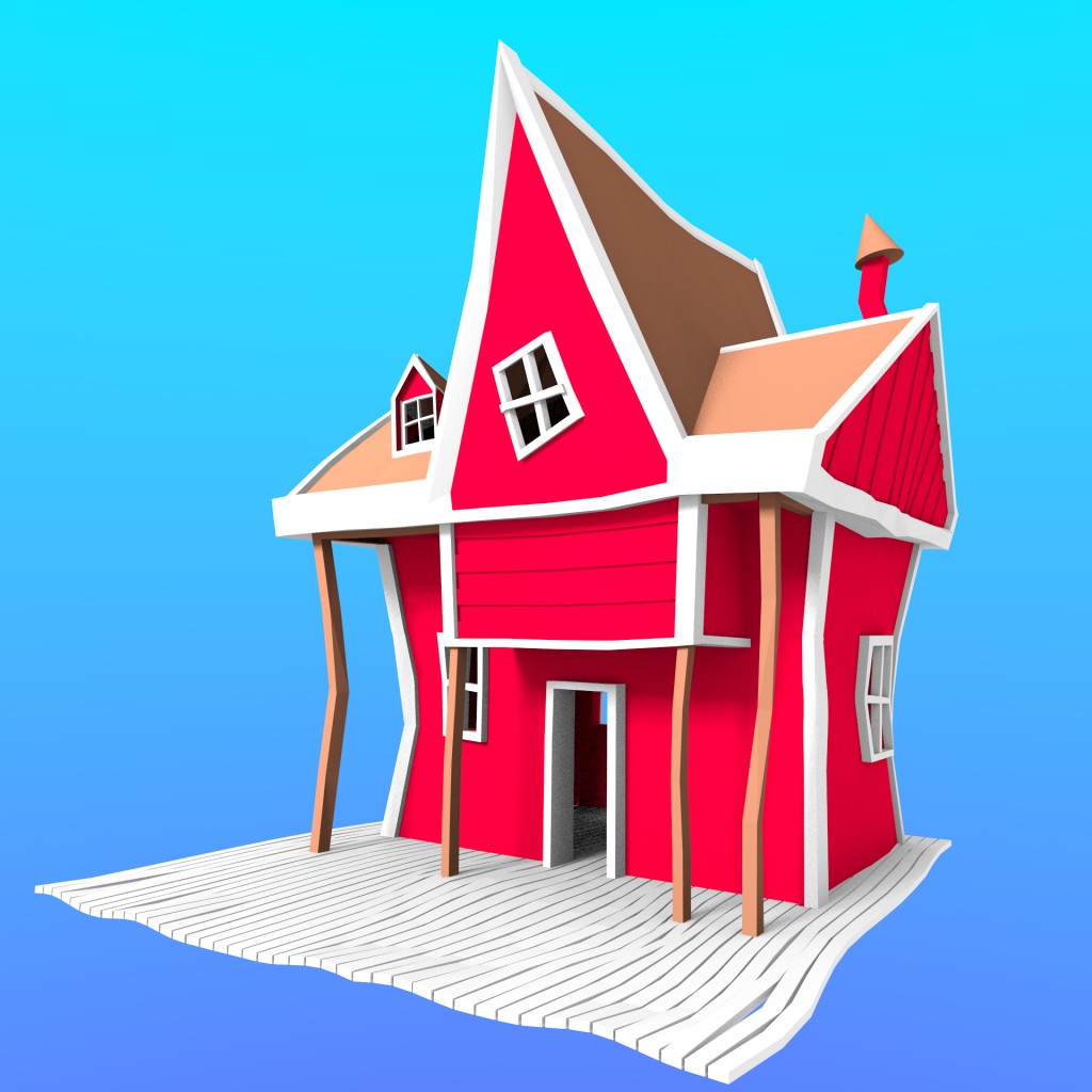 cartoon house preview image 1